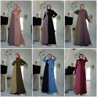 Adiba Dress by Doa Ibu | Gamis Original Hijab Syari Kekinian Terlaris