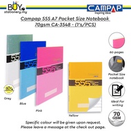 Campap 555 A7 Pocket Size Notebook 70gsm CA-3548 - (1's/PCS)