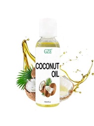 Gze 118毫升分餾椰子油-mct油-100％純淨天然冷壓載體油-無香味,無己烷液體保濕劑-面部皮膚和頭髮-男女皆宜