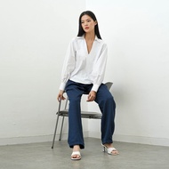 KEMEJA Femmi Women's White Orchard Oxford Shirt