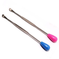 Free Shipping Over 9.9 2 Pieces Stainless Steel Ear Picking Spoon Safety Ear Spoon Ear Rake (805)