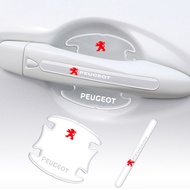 Suitable for Peugeot 208 3008 4008 508 607 308s 608 Car Door Bowl Handle Rearview Mirror Door Adhesive Drop Protection Sticker