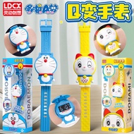 Smart Doraemon Doraemon Doraemon Q to Electronic Watch Tinkerbell Cat Cartoon Anime Toy Children's W