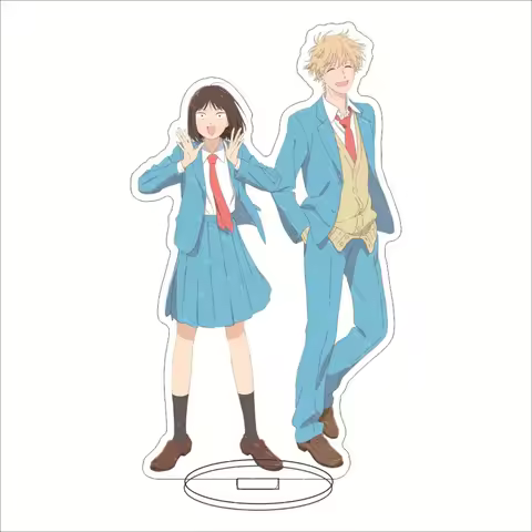Anime Manga Skip and Loafer Cosplay Stand Model Plate Keychain Cute Shima Sousuke Iwamura Mitsumi Ac