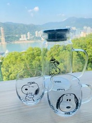 ✈️新加坡🇸🇬Snoopy pyrex X peanuts 1450ml +300ml 玻璃壺加杯