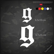 G GBRS Group Stickers Tactical For Decorating Cars Motorcycles Gun Boxes