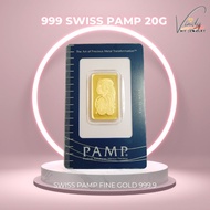 VINDYMY 999 GOLDBAR SWISS PAMP 20g