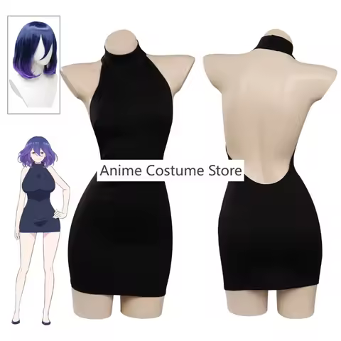 Vermeil in Gold Vermeil Cosplay Costume Dress Black Uniform Outfits Halloween Carnival Party Suit