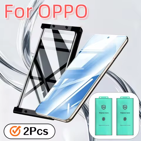 2Pcs Screen Protector for OPPO Find X8/X7/X6/X5/X3/X2 Ultra Reno 12/11/10/9/6/5/4/3 pro plus Non-Tem
