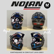 NOLAN HELMETS N70-2X EARTHQUAKE (048 MADE IN ITALY MOTORCROSS HELMET NOLAN SERIES