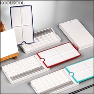 KOOK 28 Well Watercolor Paint Box Rotating Paint Box Paint Mixing Tray for Artist