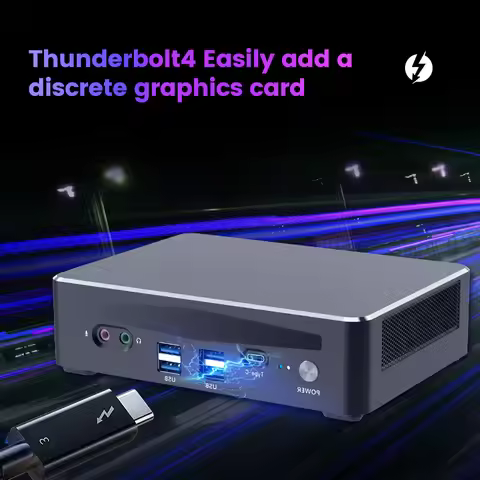 Topton Gaming Mini PC Core i9 12900H i7 1280P i5 Thunderbolt 4 NAS Computer Windows 11 2*2.5G LAN 2*