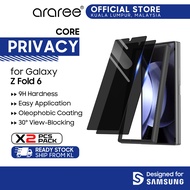Araree Samsung Galaxy Z Fold 6 Core Privacy Tempered Glass Screen Protector Oleophobic Coating