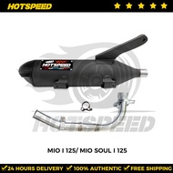 HOTSPEED Muffler Pipe For Mio Sporty Pipe Muffler 1 Set Mio i 125 Soul i 125 Motorcycle Accessories 