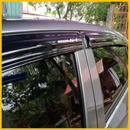 ∈ ⭐ ✧ MITSUBISHI MIRAGE G4 2012 - 2024 RAIN VISOR MIRAGE LOGO Window Visor Door Visor Rain Guard