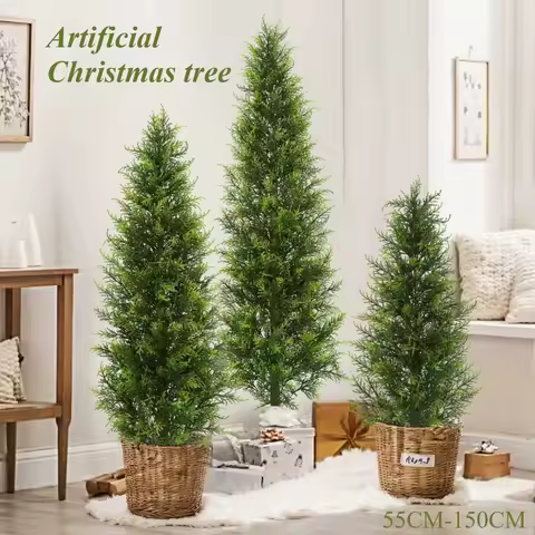 Artificial Christmas Tree Simulation Cypress Pot 55CM To 150CM Large Christmas Tree Family Christmas