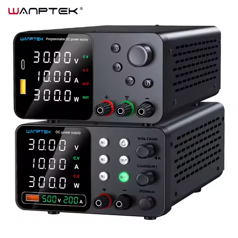 Wanptek Adjustable Lab DC power supply 30V 5A 10A 60V 5A Bench Power Source Stabilized Voltage USB p