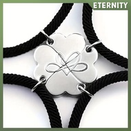 ETERNITY Four-leaf Clover Magnetic Best Friendship Bracelets For 4pcs Women Men Magnet Heart Best Fr