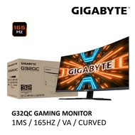 GIGABYTE G32QC GAMING MONITOR ( 32 / VA / 1MS / 165HZ / CURVED)