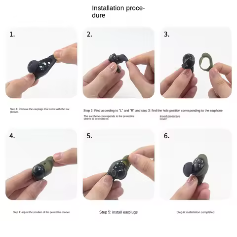 3 Pairs Silicone Earbuds Cover Replacement Dustproof Ear Caps Earplug Cover for Bose QuietComfort Ea