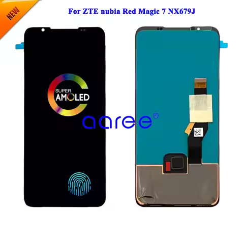 6.8' AMOLED LCD Display For ZTE Nubia Red Magic 7 NX679J LCD For Red Magic 7S Display LCD Screen Tou