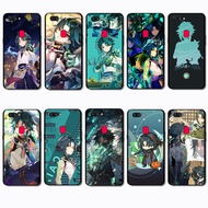 for OPPO A1 A1K A3S A5 A5S A7 A8 A9 A11 NF18 xiao genshin impact Black Border TPU Phone Case | Flexi
