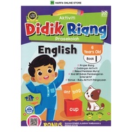BUKU AKTIVITI DIDIK RIANG PRASEKOLAH ENGLISH 6 YEAR OLD BOOK 1