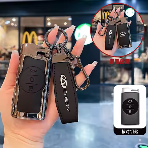 Car Remote Key Case Cover For Chery Tiggo 7 Pro 8 Pro Exeed Tiggo 2 3x Arrizo 5 Pro Gx 5x EQ7 2021 W
