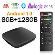 D9 Android 10 S905 TV box 8GB 128GB BT 4G 5G Dual Wifi 4K HDR Video Media Player Set Top Box Smart I