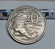 絕版硬幣--澳大利亞1967年20分-伊莉莎白二世第二時期 (Australia 1967 20 Cents - Elizabeth II)