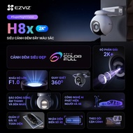 (Tặng Hộp Box Kỹ Thuật) Camera Wifi Ngoài Trời EZVIZ H8X 2K+ 4MP - Quay Quét 360 Độ Đàm Thoại 2 Chiề