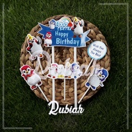 Custom Name/Photo / Badanamu Character Toppercake / Cake Decoration / Cake topper