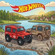 HOT WHEELS PREMIUM BOULEVARD SERIES LAND ROVER DEFENDER 90 HOTWHEELS DIECAST COLLECTABLES
