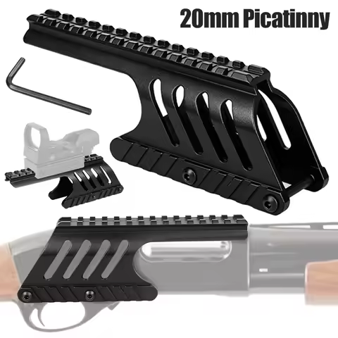 Saddle Scope Mount 20mm Picatinny Rail Mount for Remington 870 1100 11-87 Shotgun Saddle Rail Adapte