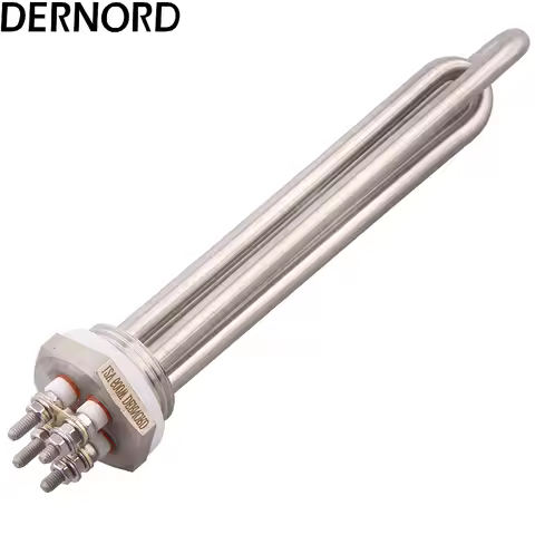 Heating Element 12v 24v 36v 48v 300W 600W SUS304 DN25 DC Immersion Water Solar/Electric Tubular Heat