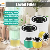 🇲🇾LEVOIT Air Purifier Replacement Filter For Core Mini 200S/300S/400S/600S Filter H13 True HEPA & Ac