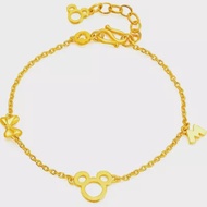 Chow Tai Fook Disney Classics 999.9 Pure Gold Bracelet - Mickey Mouse R17859