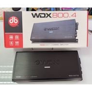 DB drive WDX 800.4 channel amplifier 1600watt