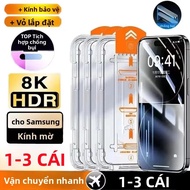 Miếng Dán Cường Lực Kính Cường Độ Cao 8K Chống Bụi Dành Cho Samsung Galaxy S25/S24/S23 FE/A56/A55/A3