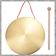 22cm Hand Gong Brass Copper Chapel Opera Percussion with Round Play Hammer