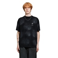 MOKACME 24SS 春夏復古做舊水洗噴染LOGO基礎短袖棉T恤 clean fit