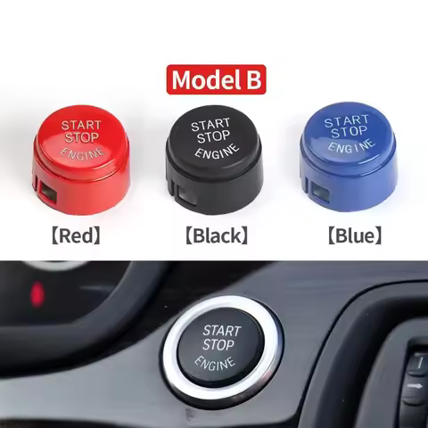 3-1PCS Start Stop Engine Button Switch Cover For BMW 5/6/7 Series F06 F07 F10 F01 F30 2009-2015 with