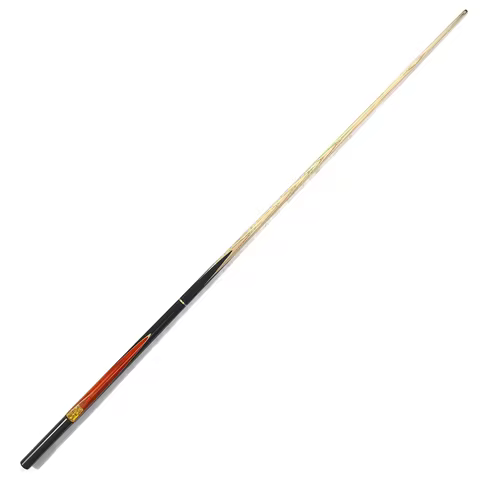 2025 New 3/4-pc 57'' High Quality White Ash Wood Shaft Snooker Cue with 9mm Tip for Sale