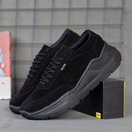 ZOVAN MARCO Men's Formal Oxford Shoes Black Suede Casual Work Shoes