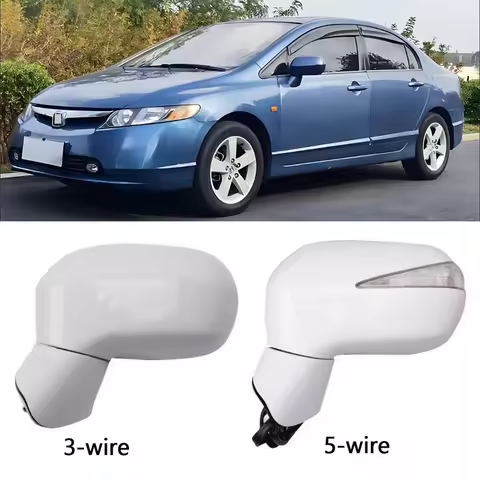 For HONDA CIVIC FA1 FD1 FD2 2006 2007 2008 2009 2010 2011 Car Side Rearview Mirror Assy Auto 3-PINS/
