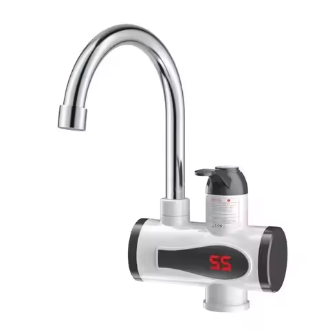 3000W Fast Heating Instant Tankless Electric Water Heater Kitchen Faucet Tap for Instant Cold Hot Wa