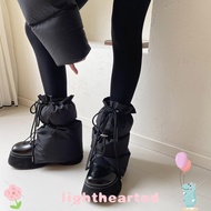 Lighthearted Thick & Adjustable Puffer Calf Gaiter - Winter Foot Cover