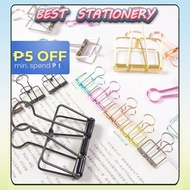 5 color Multipurpose storage long tail clip color binder bill clip dovetail clip cute book clip