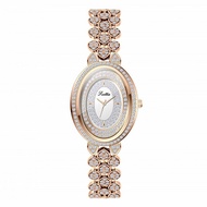 Scottie Oval Watch 9205 Fashion Steel Band Sigaodi Womens Watch Full Diamond Star Style 【TUE】
