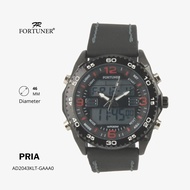 Fortuner Jam Tangan Pria Dual Time Water Resist Heliodoro
